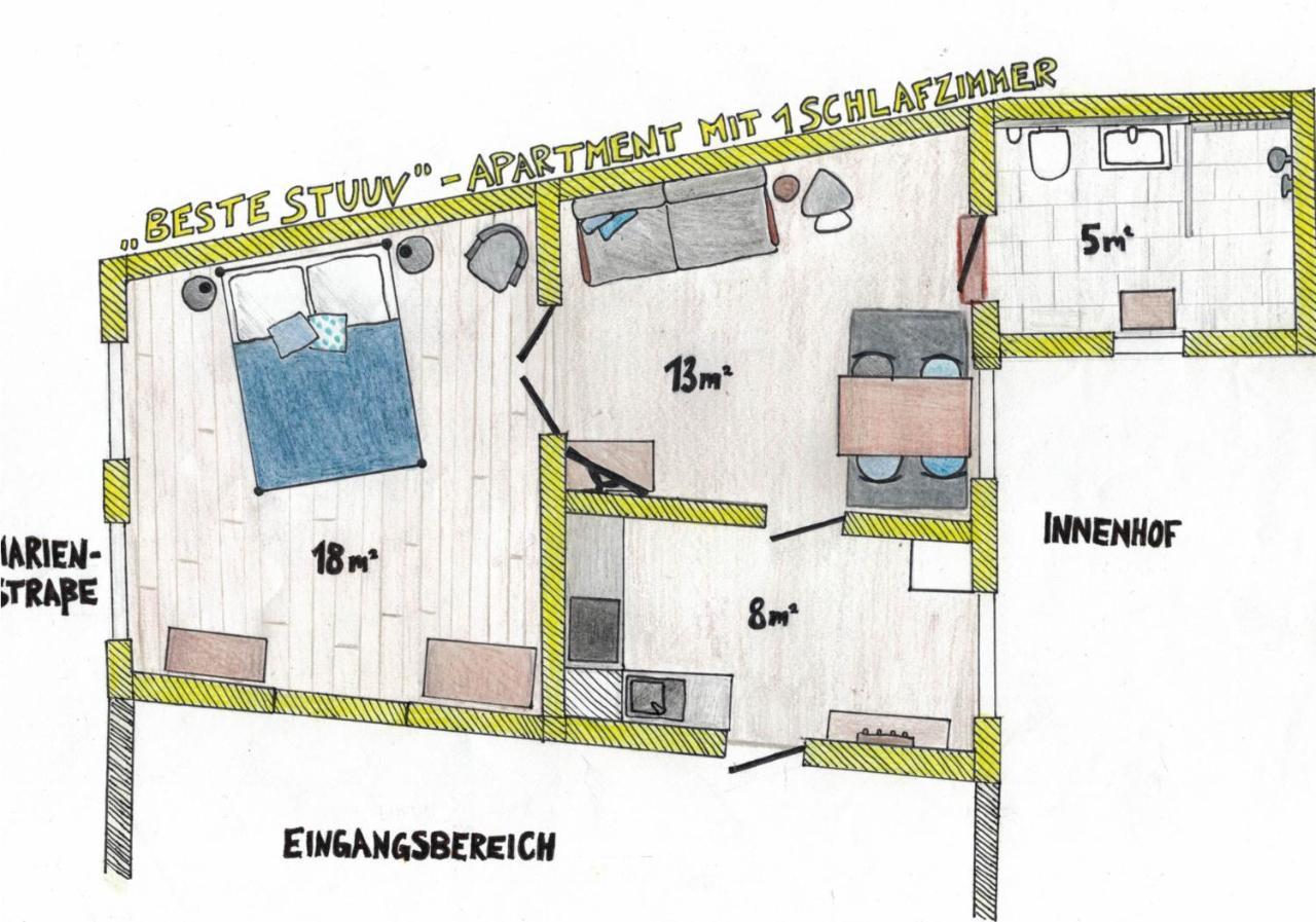 Apartment Gelbe Haus - Drei Besondere *
